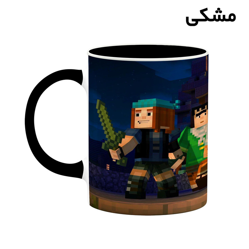 فاکس شاپ ماگ کاکتی طرح ماینکرافت minecraft مدل mgh41545