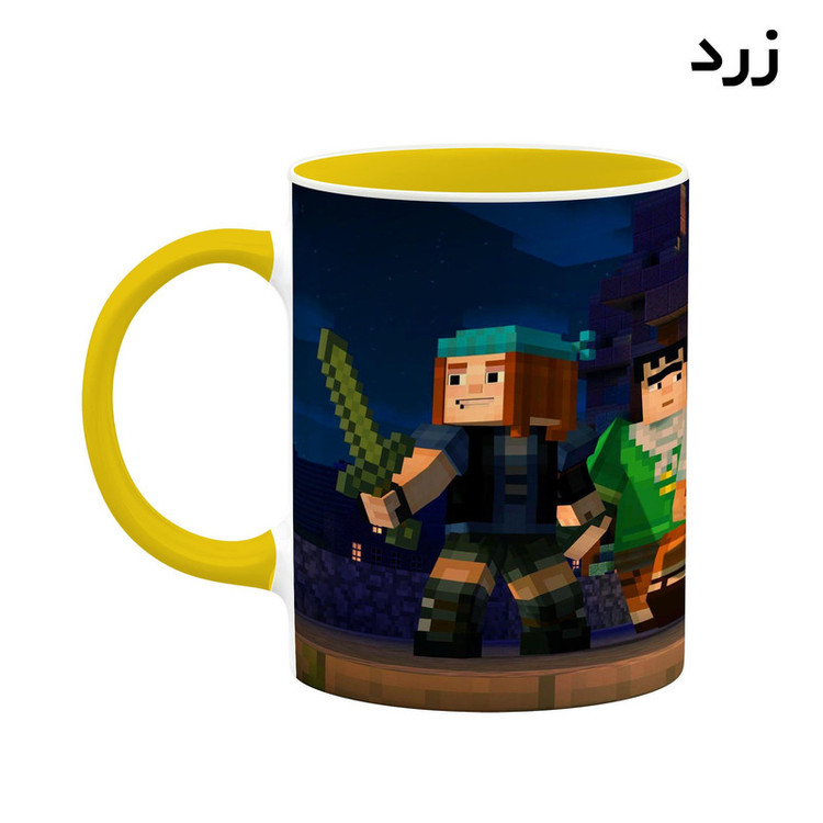 فاکس شاپ ماگ کاکتی طرح ماینکرافت minecraft مدل mgh41545