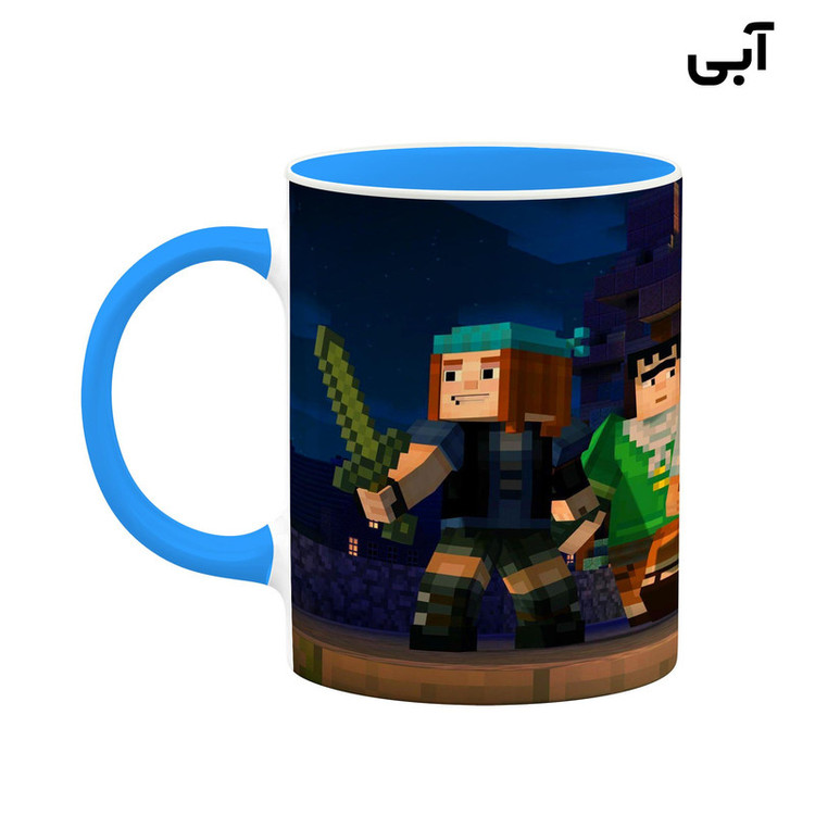 فاکس شاپ ماگ کاکتی طرح ماینکرافت minecraft مدل mgh41545