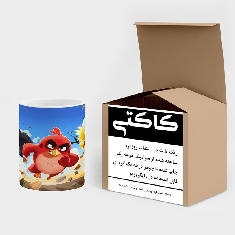 فاکس شاپ ماگ کاکتی مدل بازی پرندگان خشمگین Angry Birds کد mgh27454