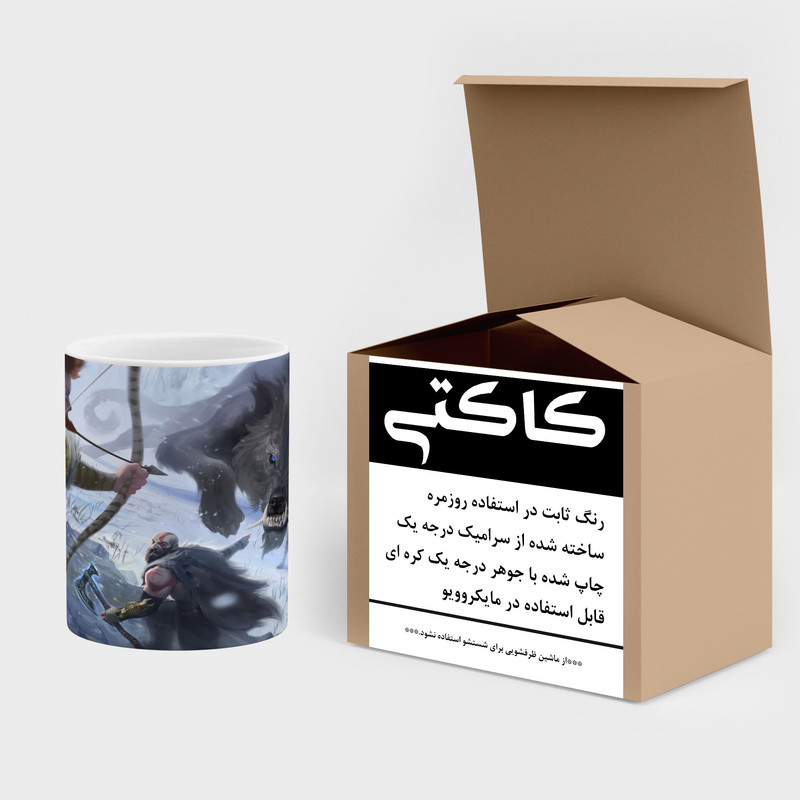 فاکس شاپ ماگ کاکتی طرح گاد آف وار God Of War مدل mgh40618