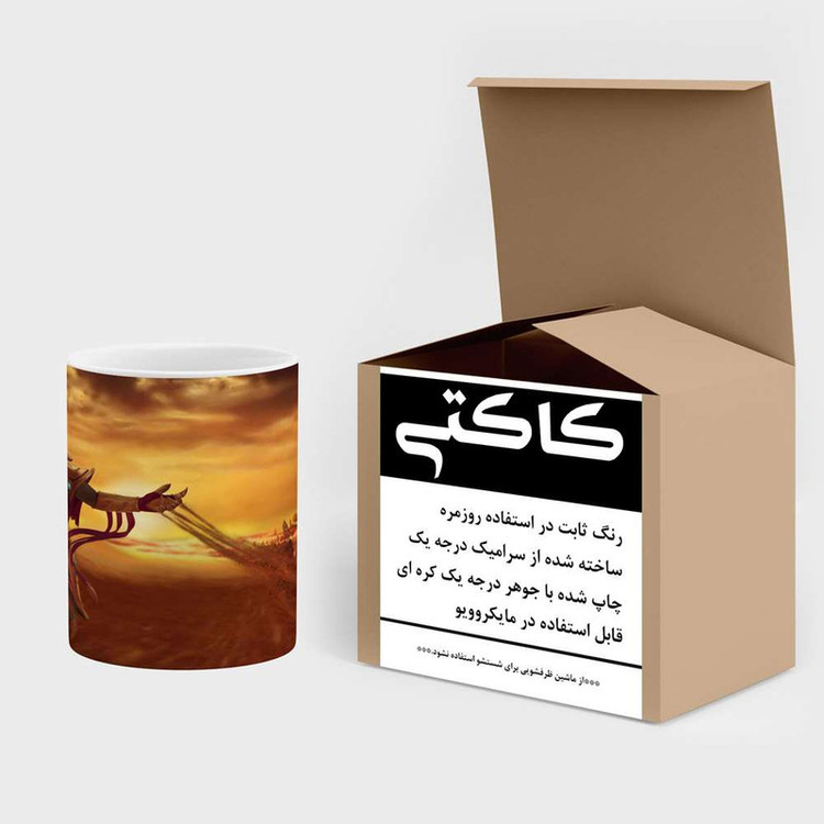 فاکس شاپ ماگ کاکتی مدل فانتزی کد mgh16877