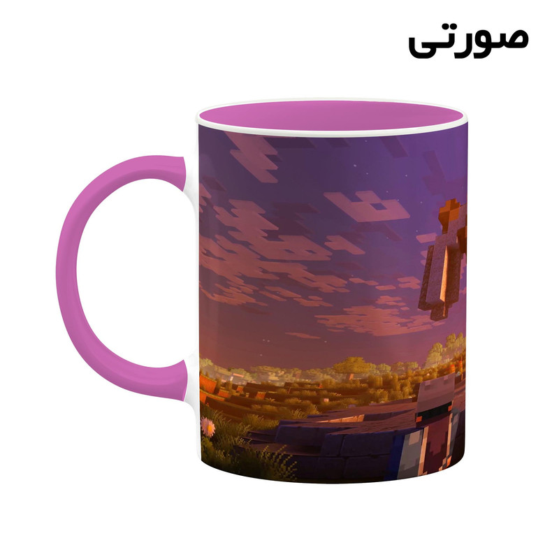 فاکس شاپ ماگ کاکتی طرح ماینکرافت minecraft مدل mgh41457
