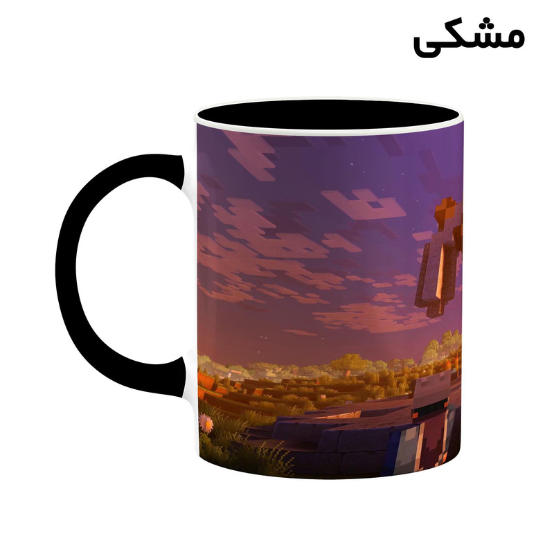 فاکس شاپ ماگ کاکتی طرح ماینکرافت minecraft مدل mgh41457