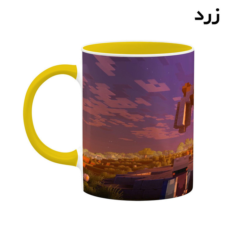 فاکس شاپ ماگ کاکتی طرح ماینکرافت minecraft مدل mgh41457