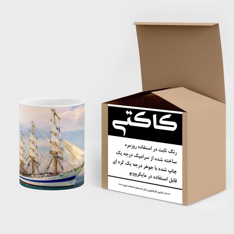 فاکس شاپ ماگ کاکتی مدل کشتی کد mgh14409