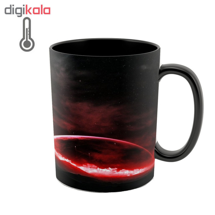 فاکس شاپ ماگ حرارتی طرح red space