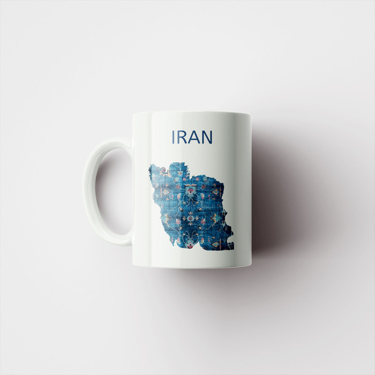 فاکس شاپ ماگ پادآفرین مدل نقشه ایران کد PM4213