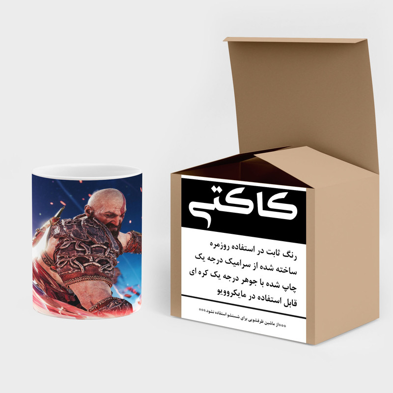 فاکس شاپ ماگ کاکتی طرح گاد آف وار God Of War مدل mgh40894
