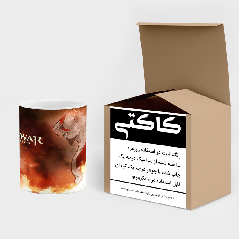 فاکس شاپ ماگ کاکتی طرح گاد آف وار God Of War مدل mgh40465