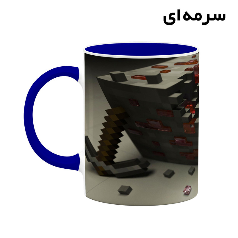 فاکس شاپ ماگ کاکتی طرح ماینکرافت minecraft مدل mgh41606