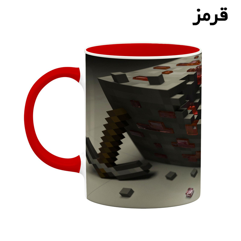 فاکس شاپ ماگ کاکتی طرح ماینکرافت minecraft مدل mgh41606
