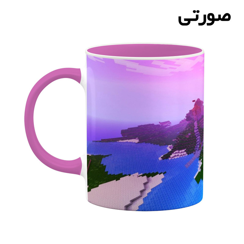 فاکس شاپ ماگ کاکتی طرح ماینکرافت minecraft مدل mgh41212