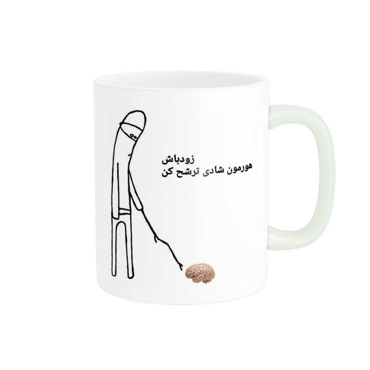 فاکس شاپ ماگ پاد آفرین طرح جملات بامزه کد 3634
