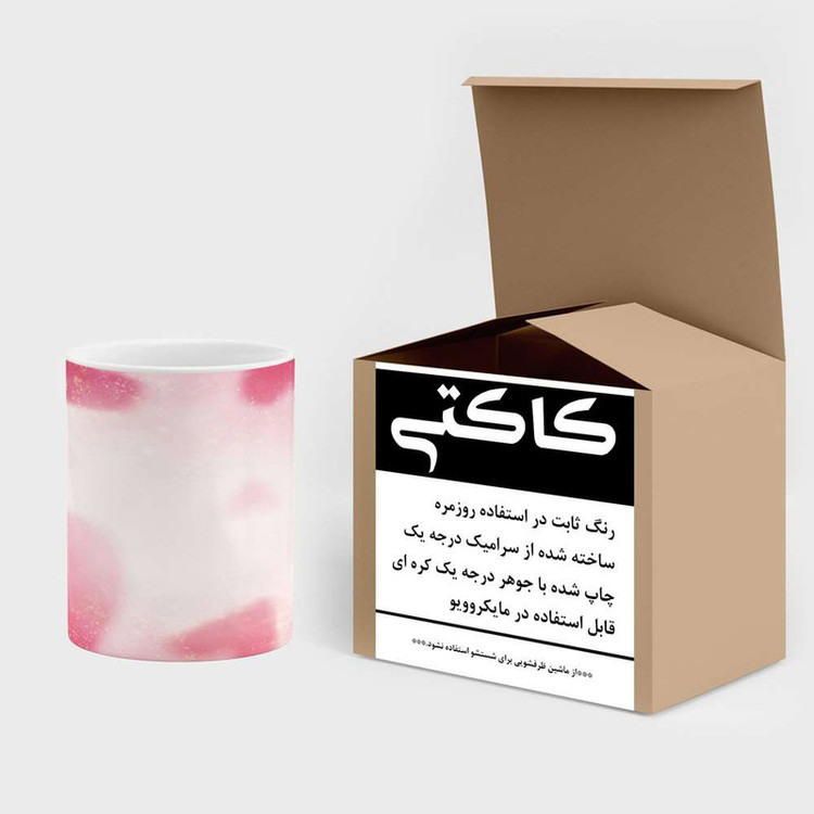 فاکس شاپ ماگ کاکتی مدل قلب کد mgh18405