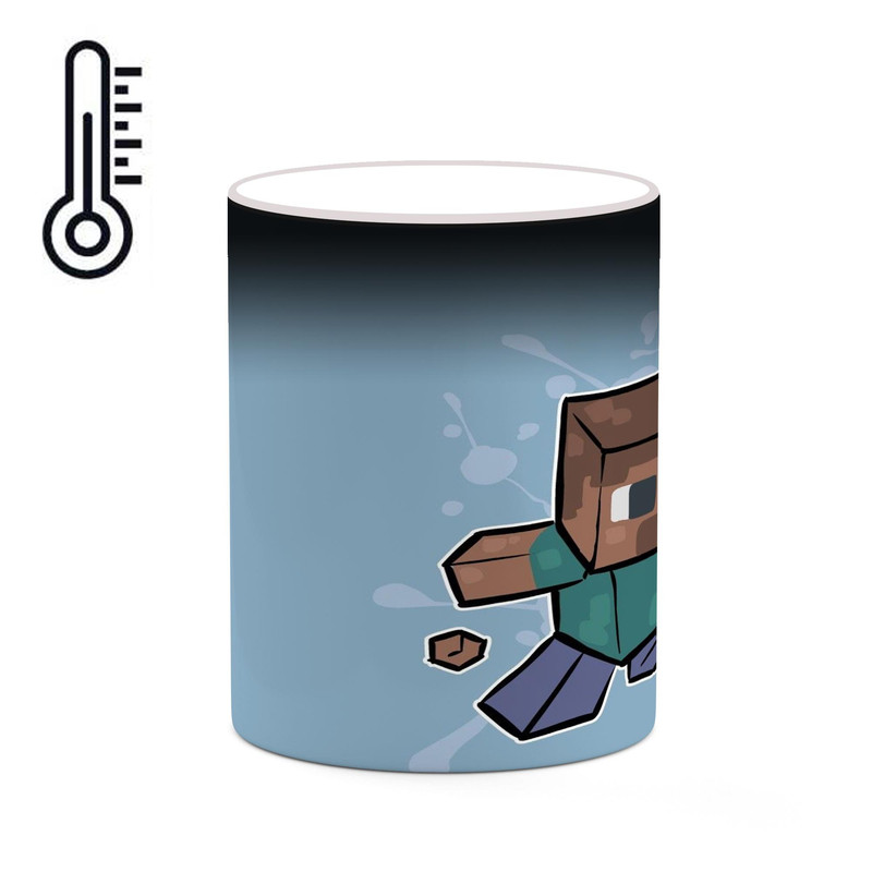 فاکس شاپ ماگ حرارتی کاکتی طرح ماینکرافت minecraft مدل mgh41265