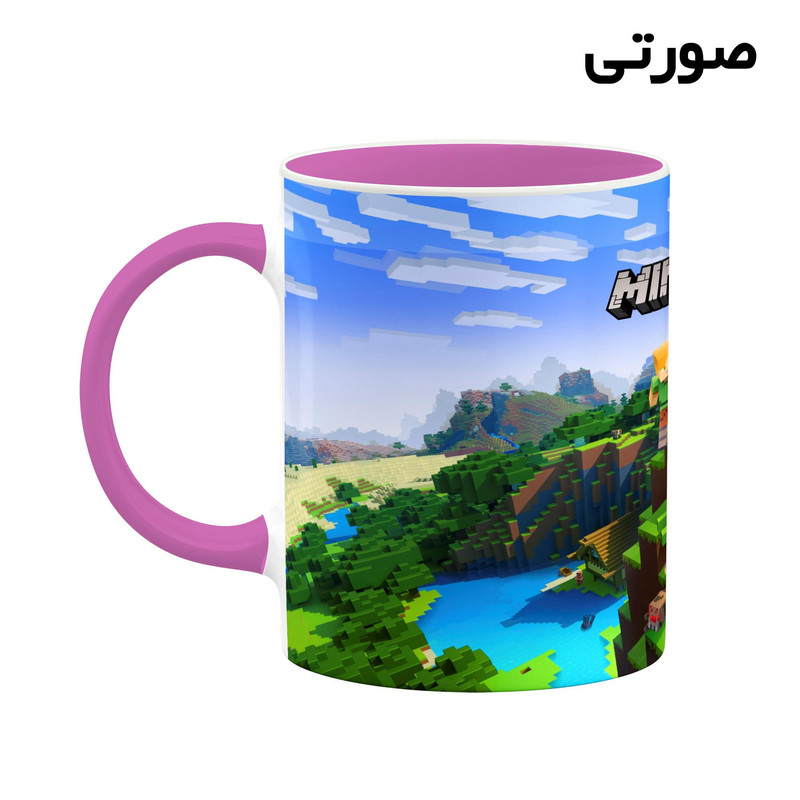 فاکس شاپ ماگ کاکتی طرح ماینکرافت minecraft مدل mgh41607