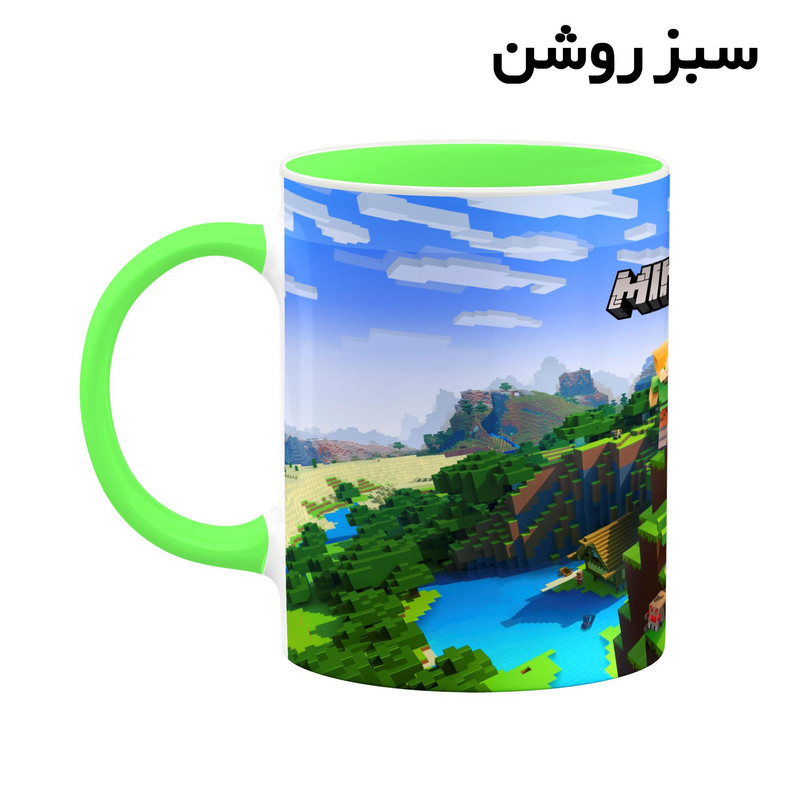 فاکس شاپ ماگ کاکتی طرح ماینکرافت minecraft مدل mgh41607