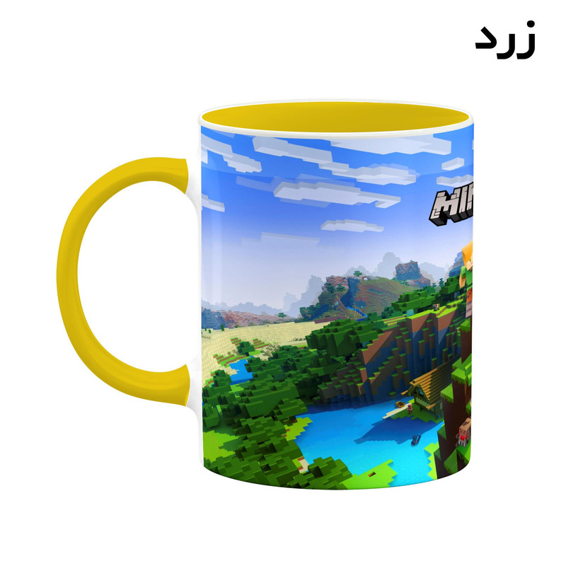 فاکس شاپ ماگ کاکتی طرح ماینکرافت minecraft مدل mgh41607