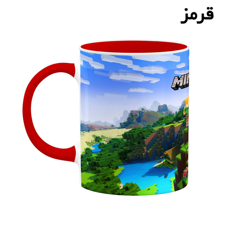 فاکس شاپ ماگ کاکتی طرح ماینکرافت minecraft مدل mgh41607