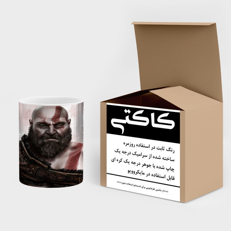 فاکس شاپ ماگ کاکتی طرح گاد آف وار God Of War مدل mgh40644