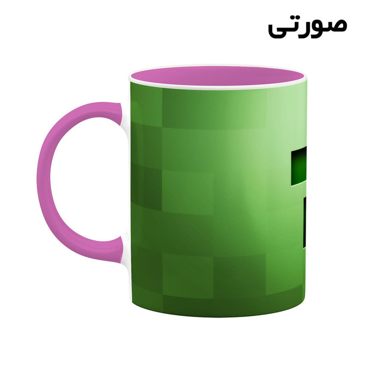 فاکس شاپ ماگ کاکتی طرح ماینکرافت minecraft مدل mgh41280