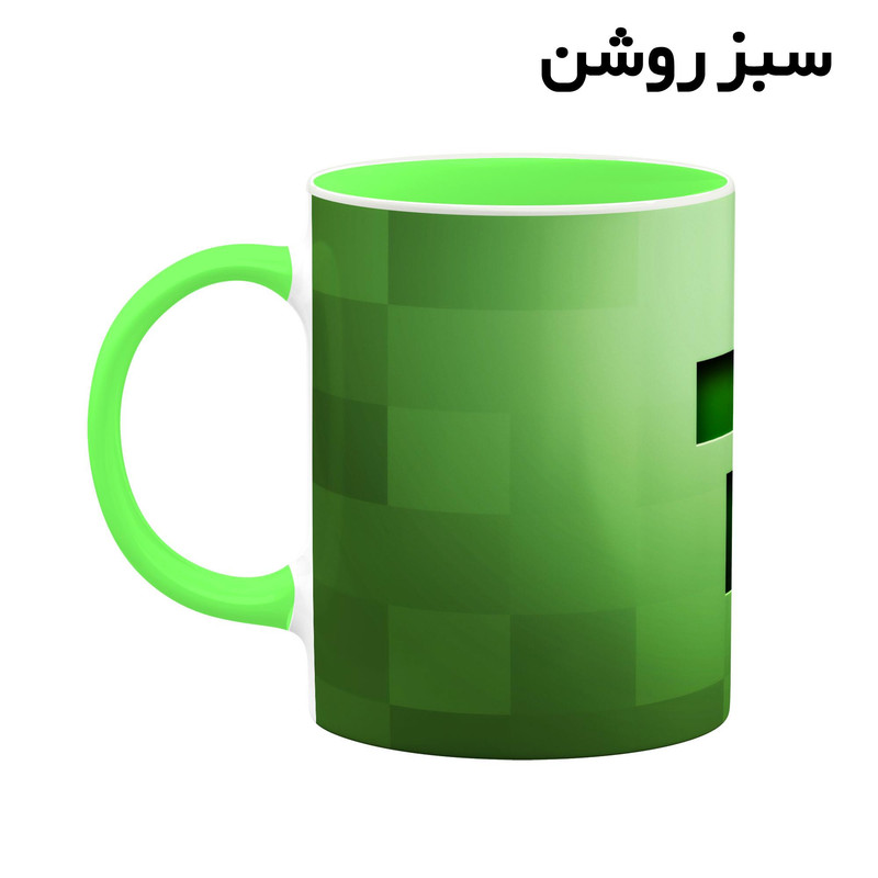 فاکس شاپ ماگ کاکتی طرح ماینکرافت minecraft مدل mgh41280