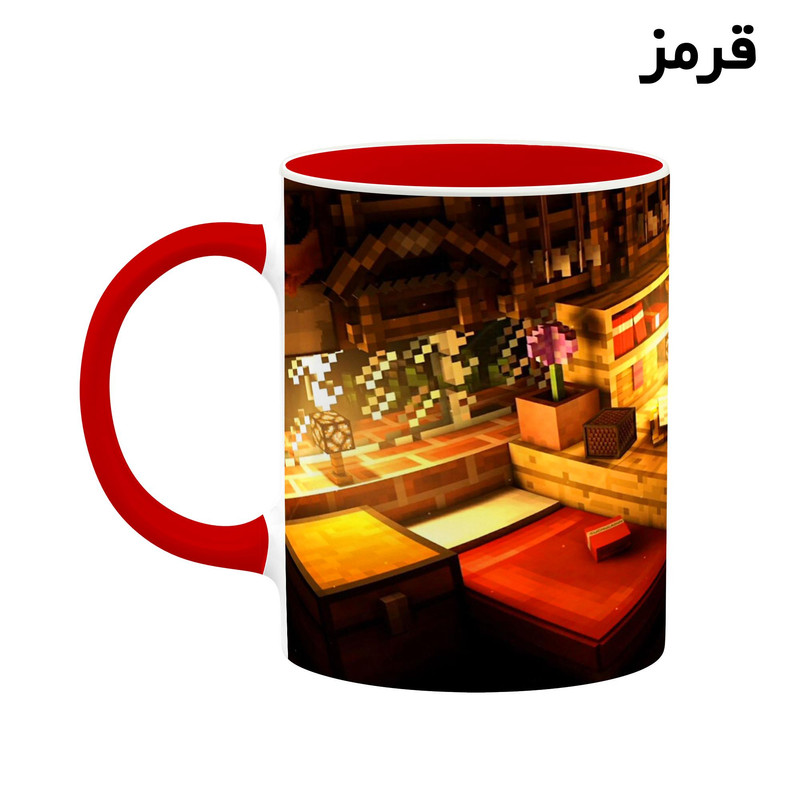 فاکس شاپ ماگ کاکتی طرح ماینکرافت minecraft مدل mgh41258