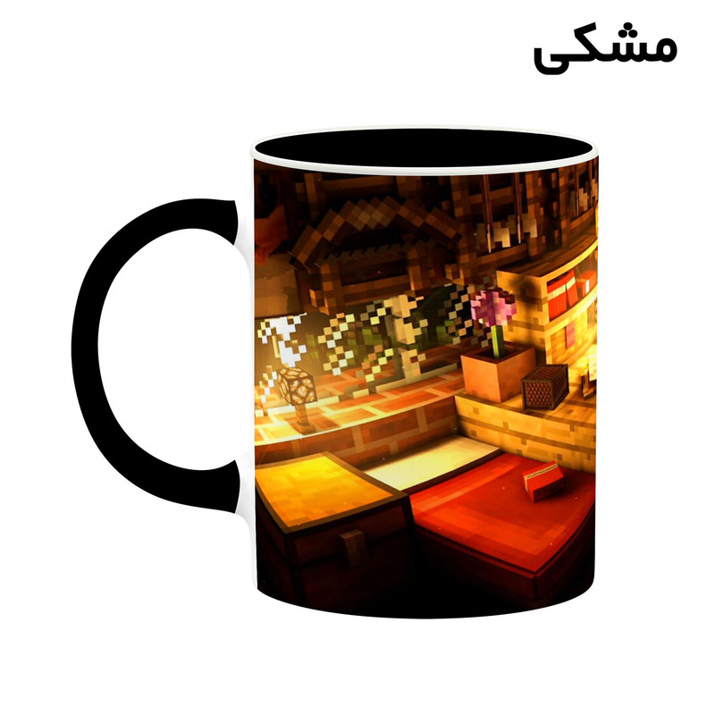 فاکس شاپ ماگ کاکتی طرح ماینکرافت minecraft مدل mgh41258