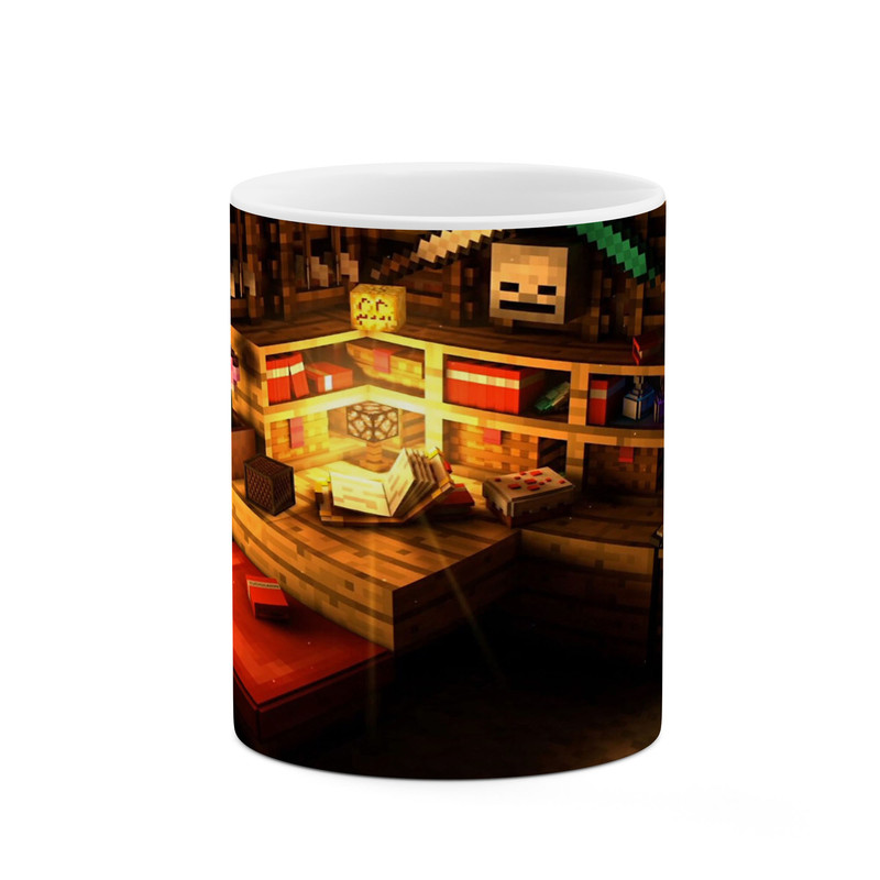 فاکس شاپ ماگ کاکتی طرح ماینکرافت minecraft مدل mgh41258