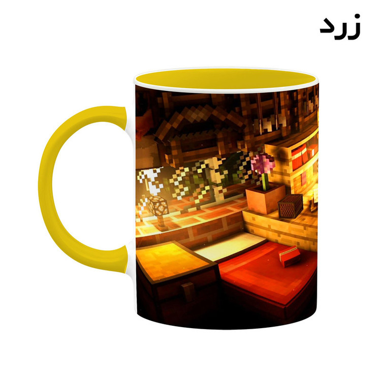 فاکس شاپ ماگ کاکتی طرح ماینکرافت minecraft مدل mgh41258