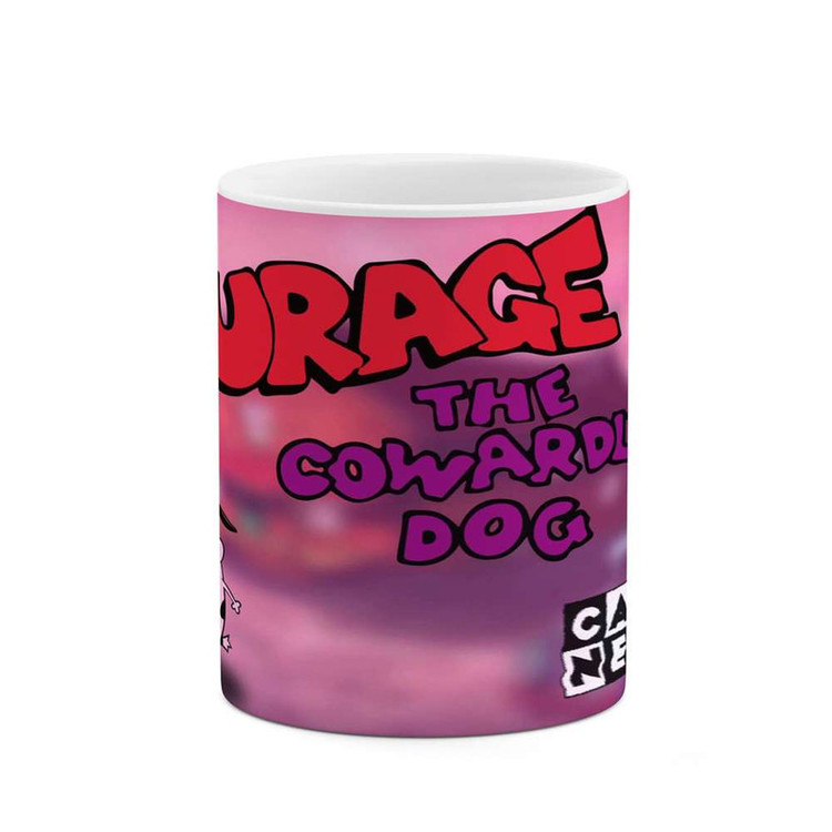 فاکس شاپ ماگ کاکتی مدل کارتون Courage The Cowardly Dog کد mgh22433