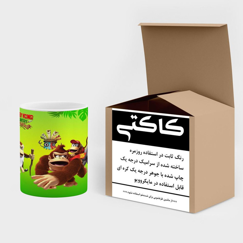 فاکس شاپ ماگ کاکتی مدل بازی Donkey Kong کد mgh28196