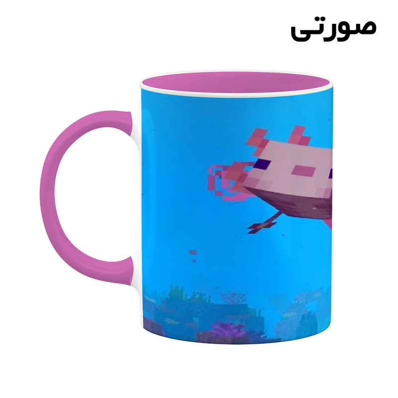 فاکس شاپ ماگ کاکتی طرح ماینکرافت minecraft مدل mgh41056