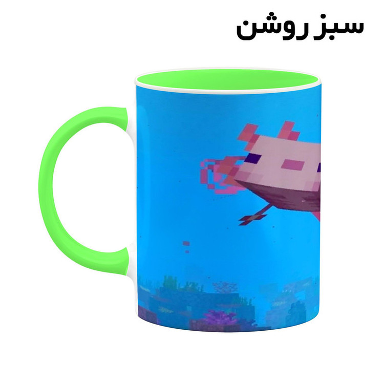 فاکس شاپ ماگ کاکتی طرح ماینکرافت minecraft مدل mgh41056