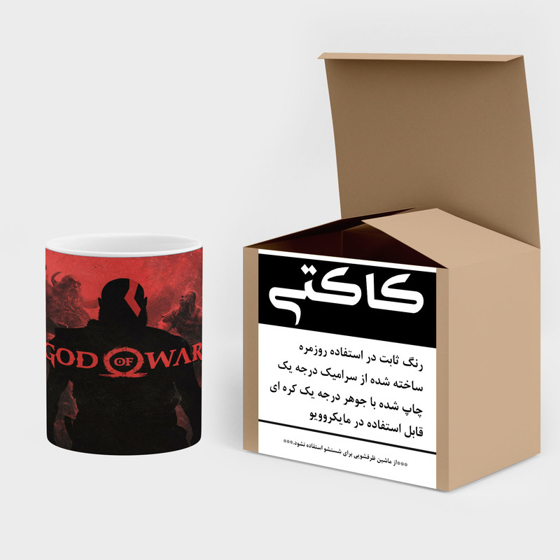 فاکس شاپ ماگ کاکتی طرح گاد آف وار God Of War مدل mgh40428