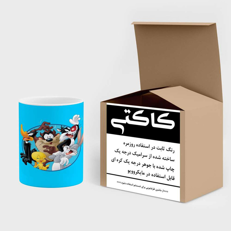 فاکس شاپ  ماگ کاکتی مدل کارتون Looney Tunes کد mgh22710
