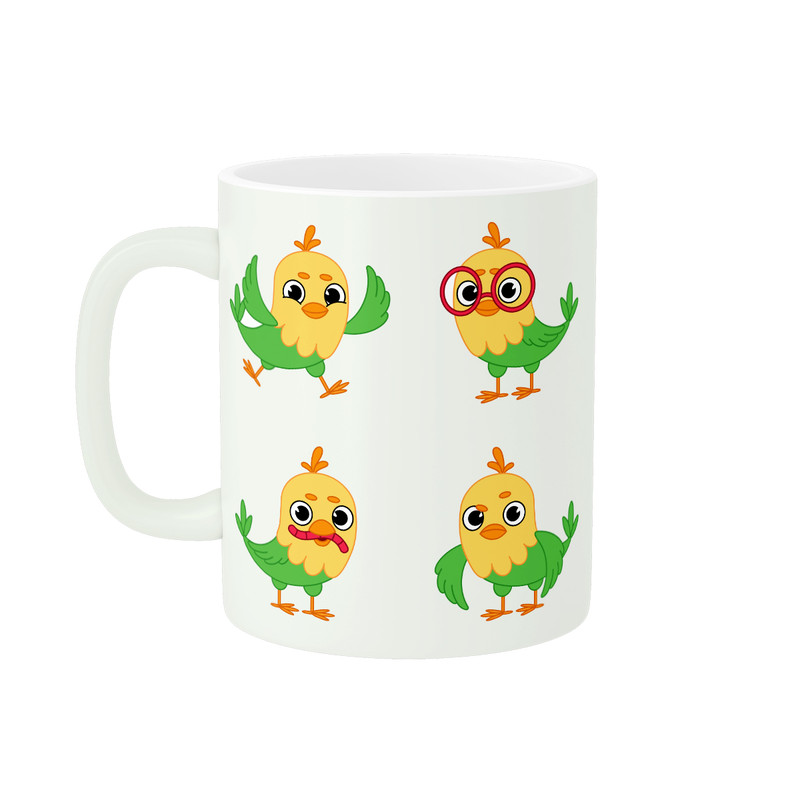 فاکس شاپ ماگ طرح پرندگان کد 978