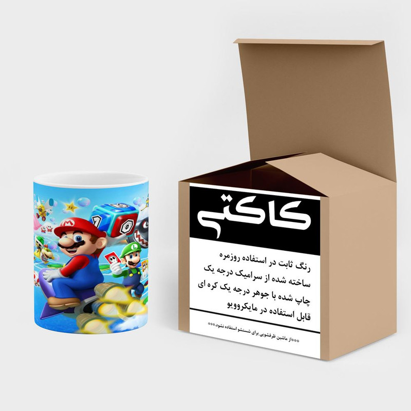فاکس شاپ ماگ کاکتی مدل بازی سوپر ماریو Super Mario کد mgh30564