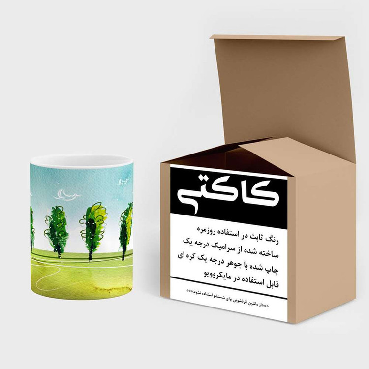 فاکس شاپ ماگ کاکتی مدل دنیای فانتزی کد mgh18617