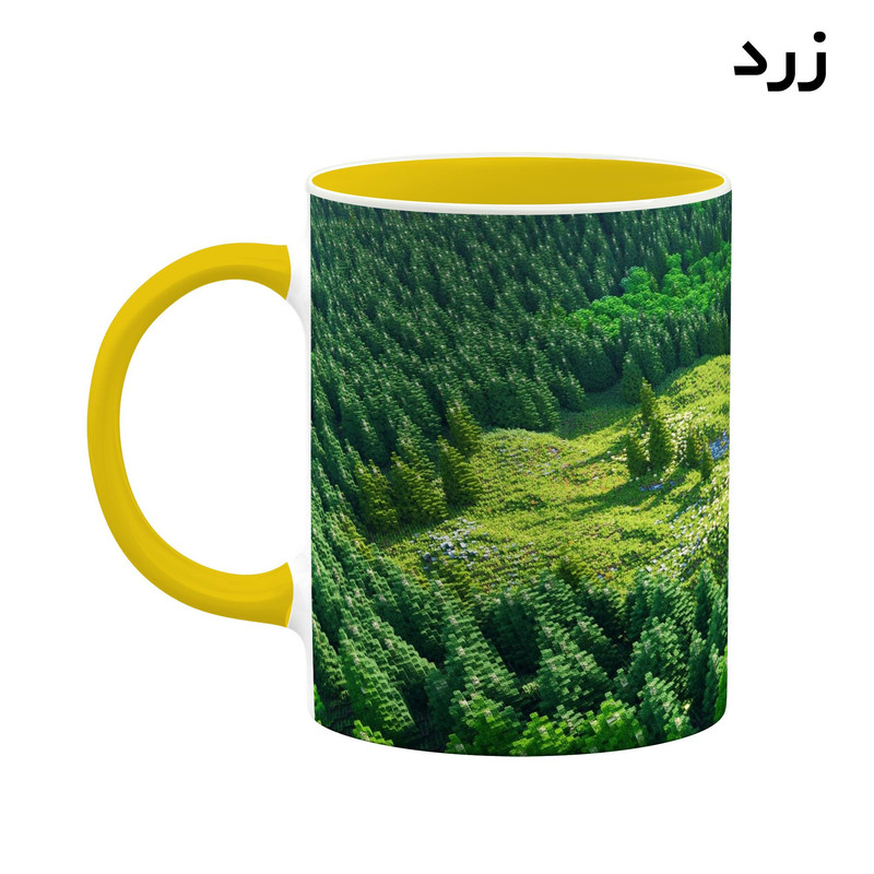 فاکس شاپ ماگ کاکتی طرح ماینکرافت minecraft مدل mgh41083