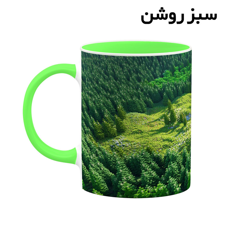 فاکس شاپ ماگ کاکتی طرح ماینکرافت minecraft مدل mgh41083