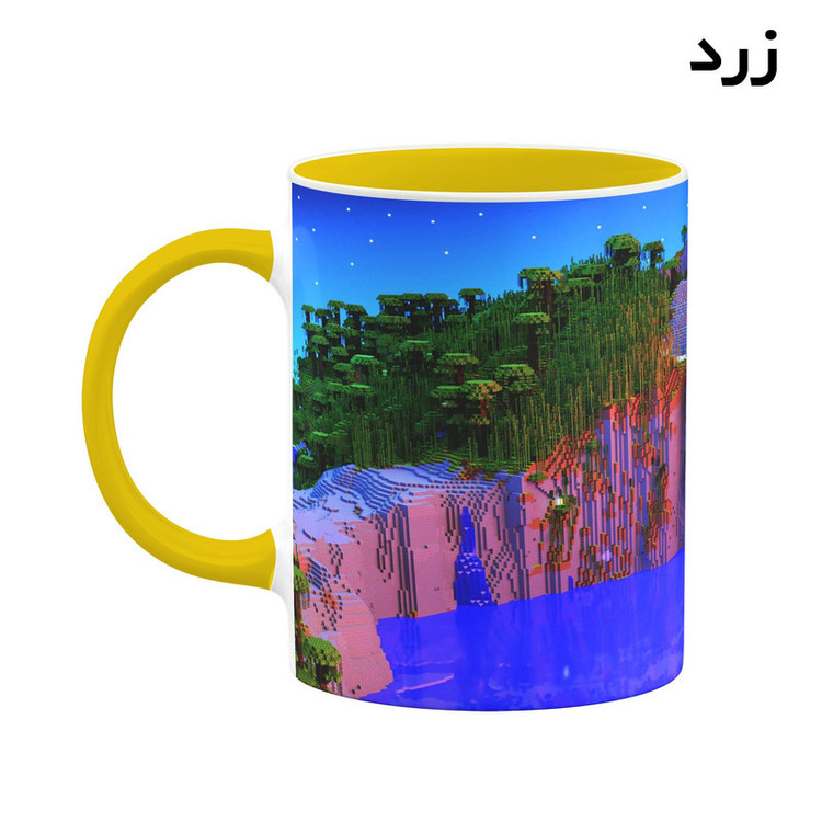 فاکس شاپ ماگ کاکتی طرح ماینکرافت minecraft مدل mgh41331