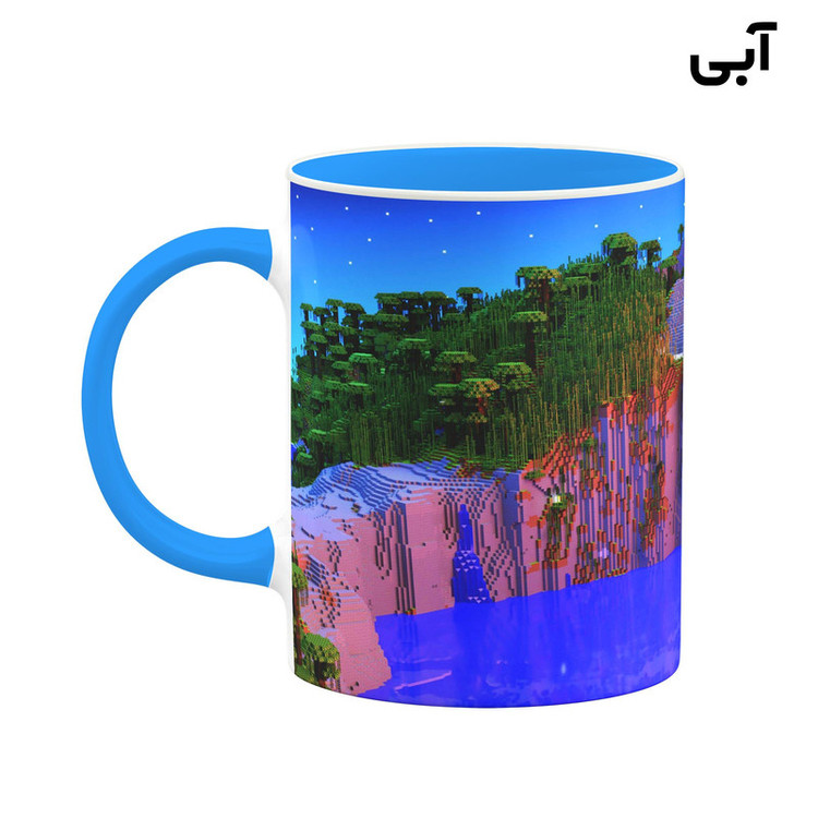 فاکس شاپ ماگ کاکتی طرح ماینکرافت minecraft مدل mgh41331