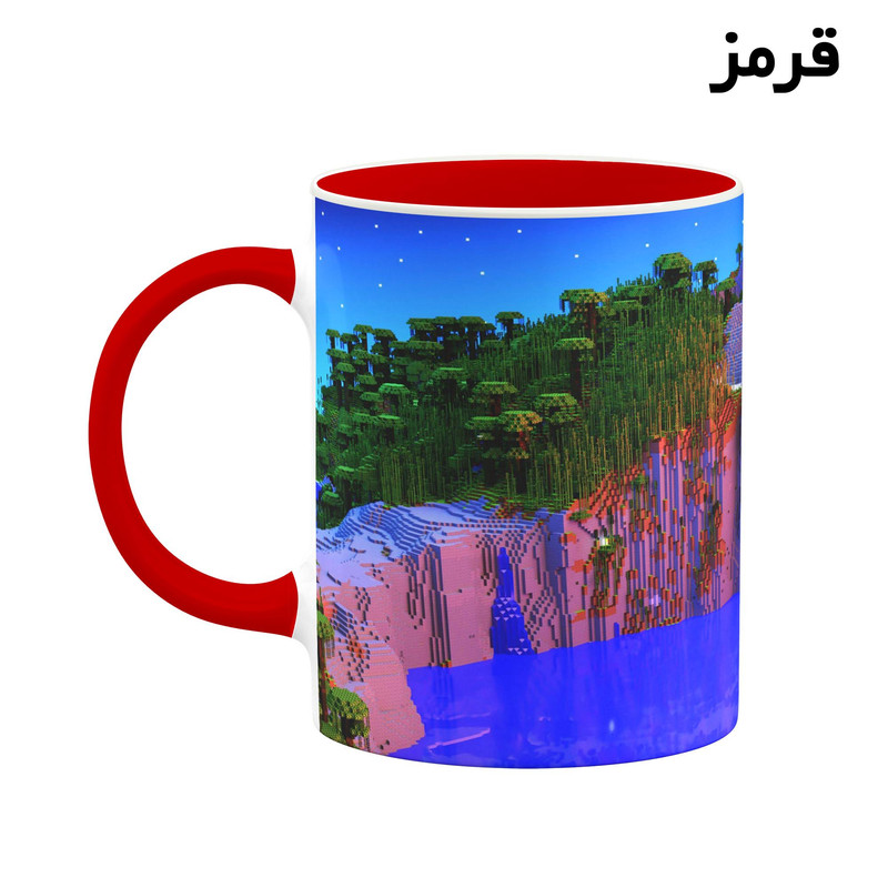 فاکس شاپ ماگ کاکتی طرح ماینکرافت minecraft مدل mgh41331