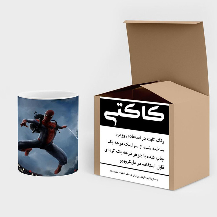 فاکس شاپ ماگ کاکتی مدل مرد عنکبوتی Spider-Man کد mgh39915