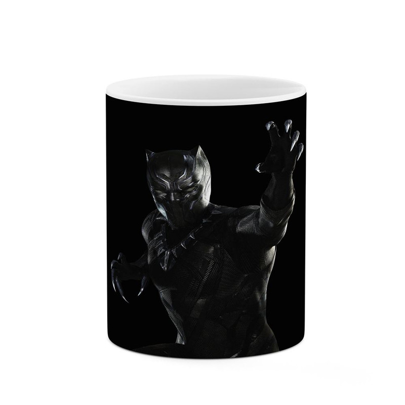 فاکس شاپ ماگ کاکتی مدل بلک پنتر Black Panther Marvel کد mgh38066