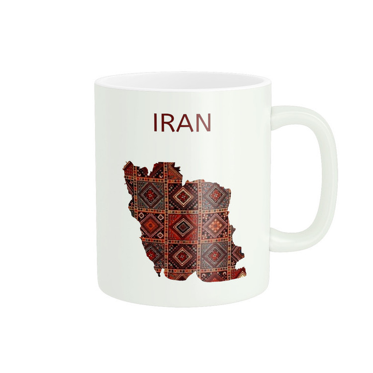 فاکس شاپ ماگ پادآفرین مدل نقشه ایران کد PM4204