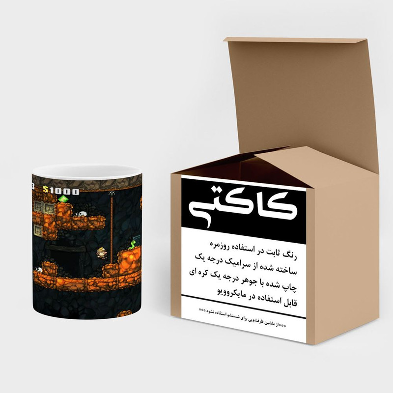فاکس شاپ ماگ کاکتی مدل بازی Spelunky کد mgh30290