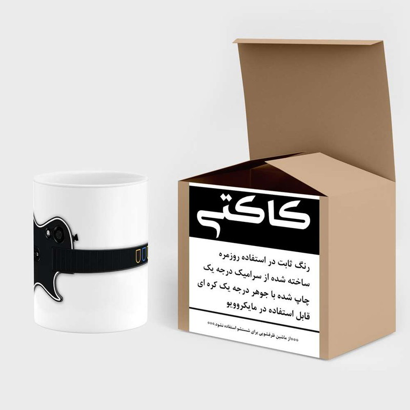 فاکس شاپ  ماگ کاکتی مدل گیتار کد mgh20526